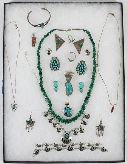 NATIVE AMERICAN STERLING JEWELRY