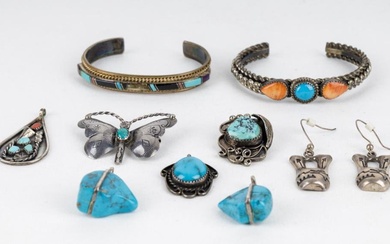 Native Am. Turquoise Estate Jewelry Collection