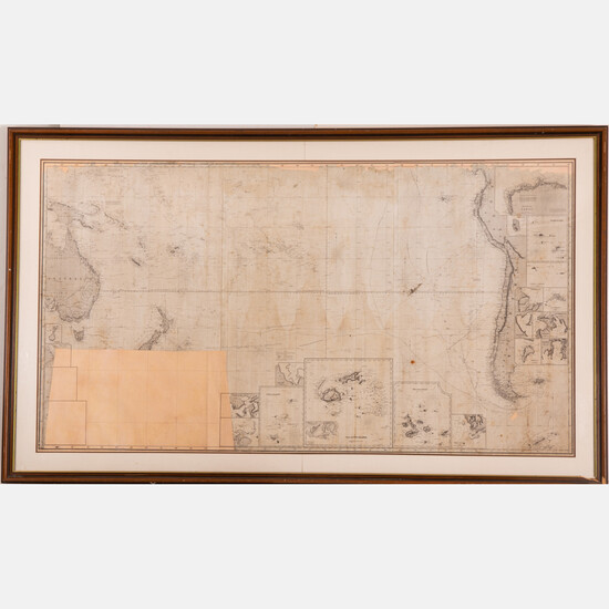 Nautical Chart of the South Pacific