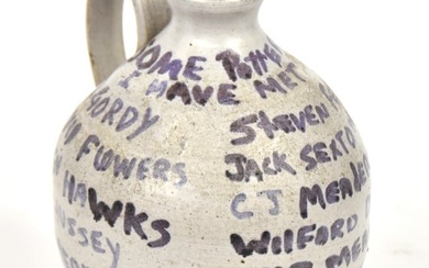 Ned Berry Decorated Stoneware Jug