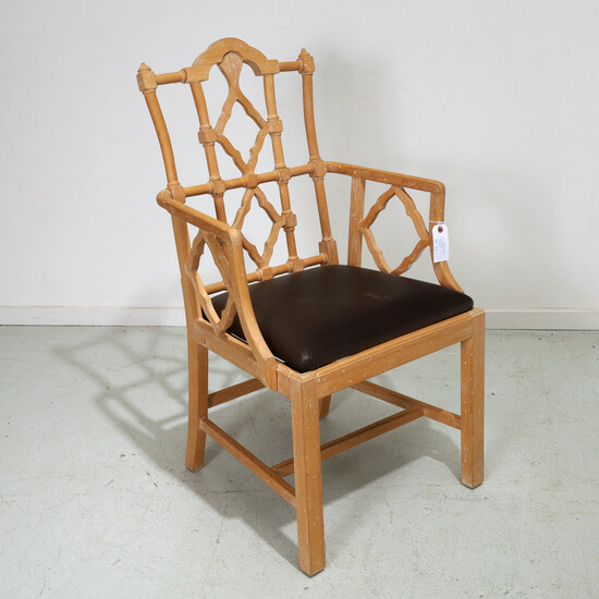 Nice Chinese Chippendale style armchair