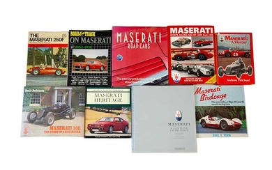 Nine Titles Relating to the Maserati Marque No Reserve