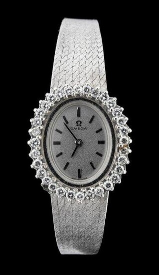 OMEGA gold lady's wristwatch