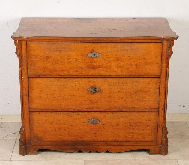 Oak chest of drawers, 1860