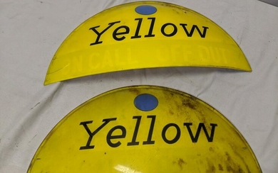 Old Yellow Cab Taxi On Call Service Light Plastic Cover