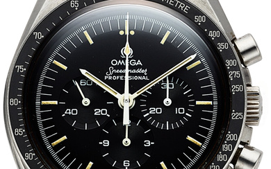 Omega Stainless Speedmaster Chronograph Watch. Ref: 145.002 (U.S. 6126)....