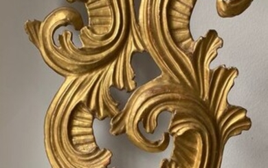 Ornaments (2) - Baroque - Gilt Wood - 18th century