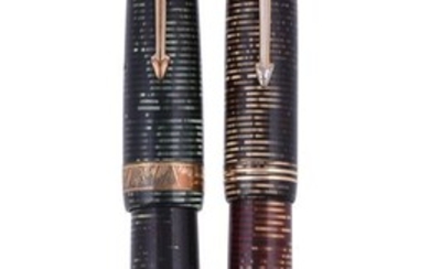 PARKER, VACUMATIC, TWO 1930S FOUNTAIN PENS