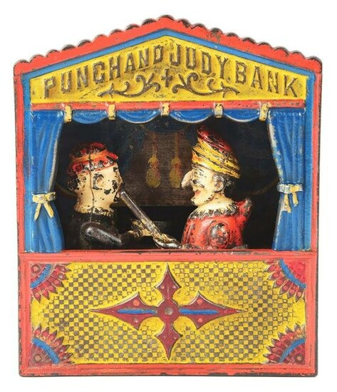 PUNCH AND JUDY MECHANICAL BANK.