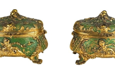 Pair of Italian Jewelry Boxes