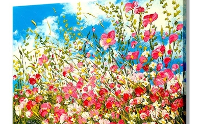 Patrizia Schüller - Zarte Frühjahrswiese - rosa Blüten