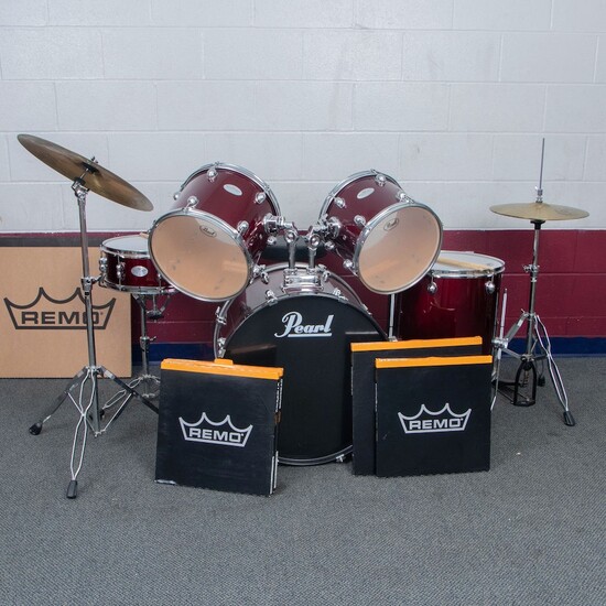 Pearl "Soundcheck" 5-Piece Drum Set with Remo Silentstroke Drumheads
