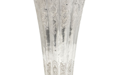 Persian Silver Vase, Early 20th Century.