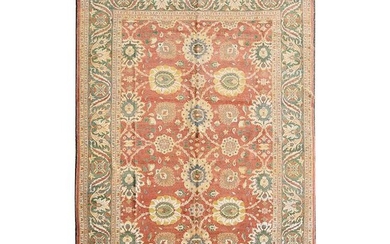 Persian Sultanabad Wool Carpet.