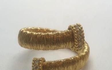 Piero Milano - 18 kt. Yellow gold - Ring Diamond