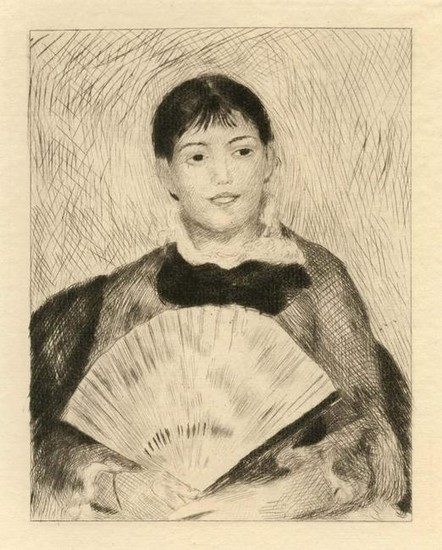 Pierre Auguste Renoir La femme a l'eventail