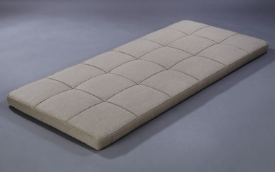 Poul Kjærholm. Mattress for PK-80 Daybed covered with canvas. Black label.