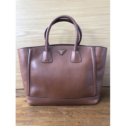 Prada Leather Ladies Camel Bag (New)