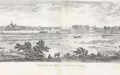 "Profile of the city and Citadel of Stenay"...