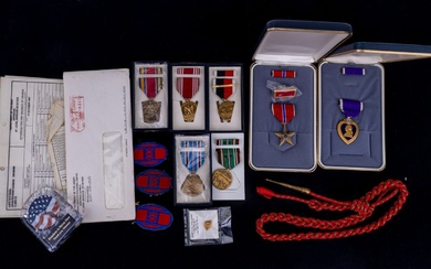 Purple Heart & World War II Medals