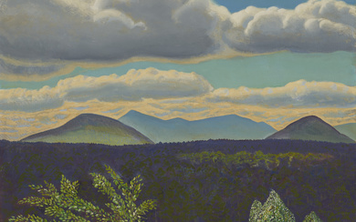 ROCKWELL KENT (1882-1971) Tree Tops and Mountain Peaks