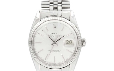 ROLEX - An Oyster Perpetual Datejust gentleman's stainless s...