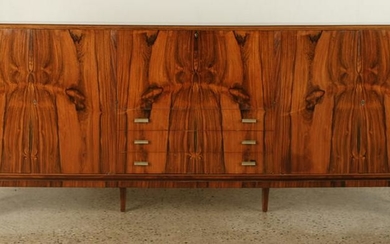 ROSEWOOD MID CENTUERY MODERN CREDENZA FALL FRONT