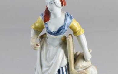 Rare 18th century Delft Fayence figure