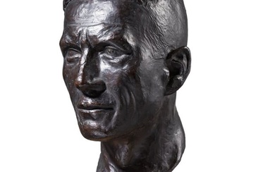 Reinhold Poss (1897 - 1933) – a portrait bust by Olaf Lemke