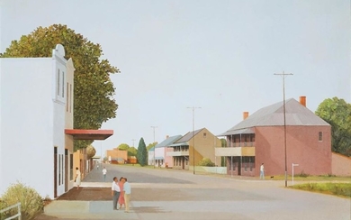 Ric Elliot (1933 -1995) - Historic Campbelltown 44.5 x 59.5 cm