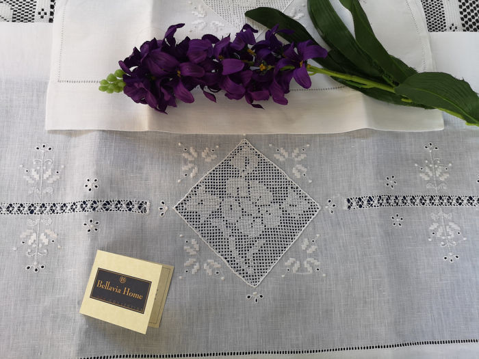 Rich towels 1 + 1 Bellavia linen hand embroidery - Linen - After 2000