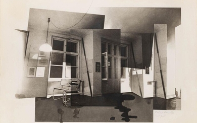 Richard Hamilton CH, British 1922-2011- Berlin Interior, 1979; photo etching, gravure and engraving with aquatint on wove, signed and inscribed Trial Proof in pencil, a proof aside from the edition of 100, sheet 50 x 65cm (framed) (ARR) Note: see...
