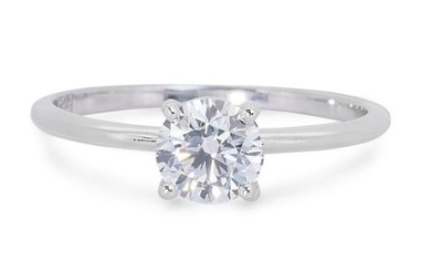 Ring White gold, ---Top Quality Dif Diamond Ideal Cut Diamond--- Diamond (Natural)