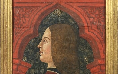 Ritratto di giovane di profilo, Scuola lombarda del XVI secolo