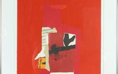 Robert Motherwell (1915-1991) Amer, Litho/Collage