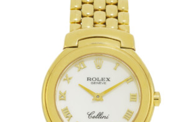 Rolex, Cellini, réf 6621, montre-bracelet en or 750