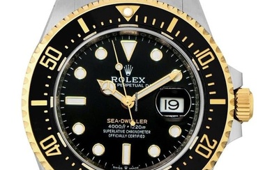 Rolex Sea-Dweller 126603-0001 - Sea-Dweller Oystersteel and 18 ct Yellow Gold Automatic Black Dial