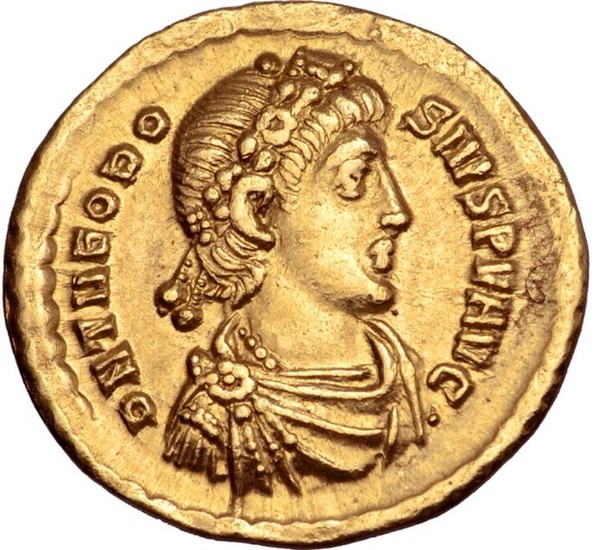 Roman Empire - Solidus - Theodosius I (379-392 A.D.) Constantinople, AD 379-383. CONCORDIA AVGGG Z. - Gold