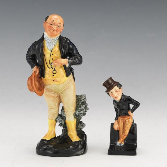 Royal Doulton Pickwick and Jingle Figurines