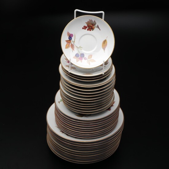 Royal Worcester "Evesham" Porcelain Dinnerware