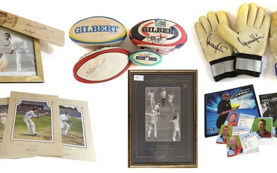 Rugby And Cricket Autographed Items