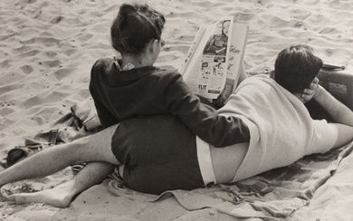 Ruth Orkin (1921-1985) Couple on the Beach, Coney Island, 1948