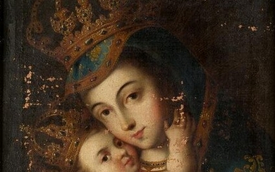 SPANISH SCHOOL (18th century) "Virgin of Bethlehem"