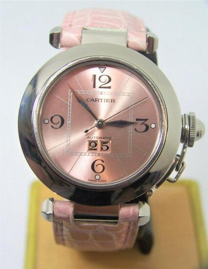 S/Steel Ladies CARTIER PASHA Automatic Watch Ref. 2475*