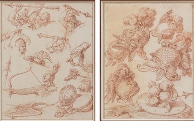 STAGNON Antoine Maria (1751-1805) attributed to - "Studies of military...