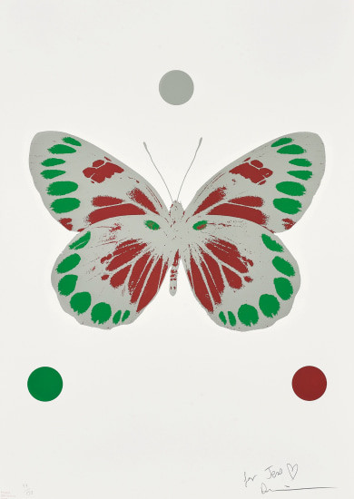 Science Xmas Butterfly Print