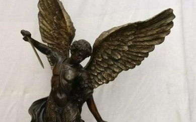 Sculpture, St. Michael the Archangel and Lucifer - H