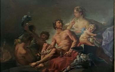 Scuola italiana, XVIII-XIX secolo - Venere e Marte