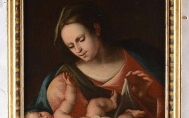 Scuola italiana del XVII secolo, Madonna col Bambino