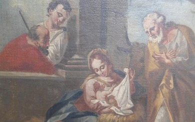Scuola italiana del XVIII secolo - Sacra famiglia